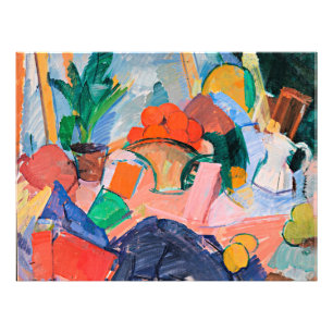 Edvard Weie, nog steeds leven met Sinaasappels in  Foto Afdruk