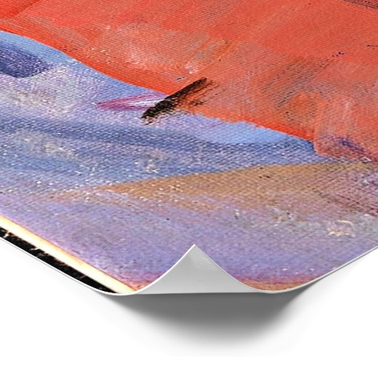 Edvard Weie, nog steeds leven met Sinaasappels in Poster (Hoek)