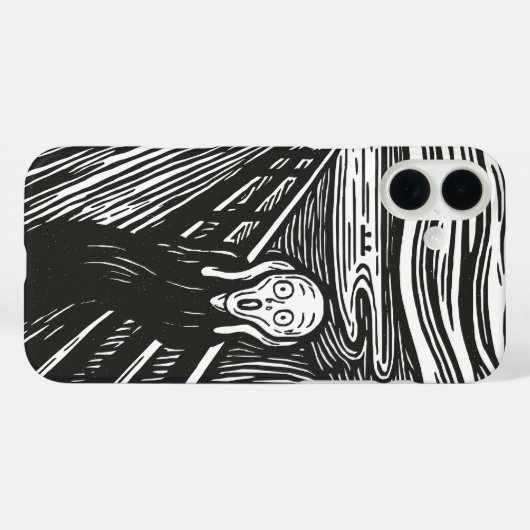 Edvard's Munch Scream Case-Mate iPhone Case (Achterkant (horizontaal))