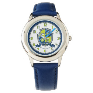 Edward boys betekent crest beer blue green horloge