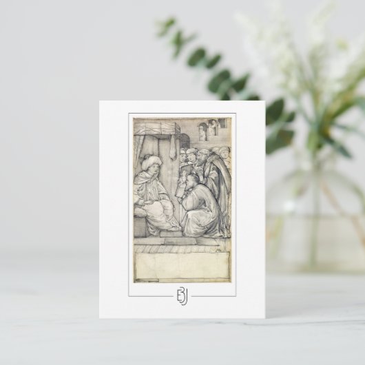 Edward Burne-Jones #139 - Kunstmatig Briefkaart (Staand voorkant)