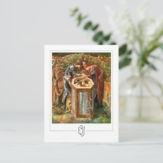 Edward Burne-Jones #160 - Kunstmatig Briefkaart (Staand voorkant)