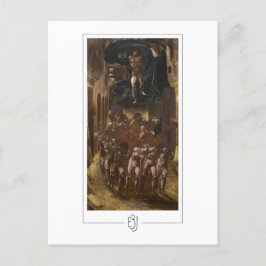 Edward Burne-Jones #16 - Kunstmatig Briefkaart