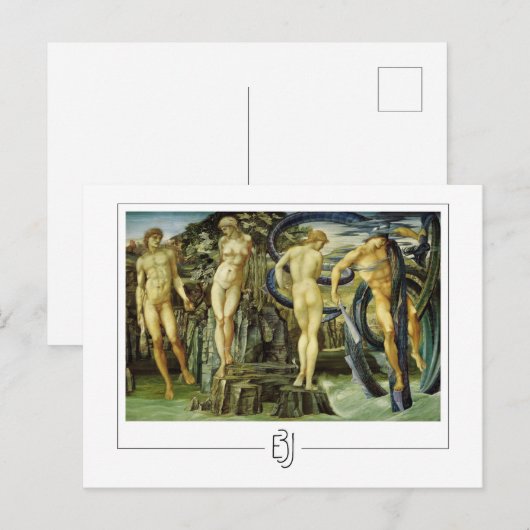Edward Burne-Jones #19 - Fijne Kunst Briefkaart (Voorkant / Achterkant)