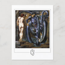 Edward Burne-Jones #261 - Kunstmatig Briefkaart