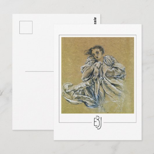 Edward Burne-Jones #49 - Kunstmatig Briefkaart (Voorkant / Achterkant)