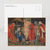 Edward Burne-Jones - Aanbidding van Magi Briefkaar Briefkaart (Voorkant / Achterkant)