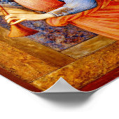 Edward Burne-Jones - Angel die een Flageolet speel Poster (Hoek)