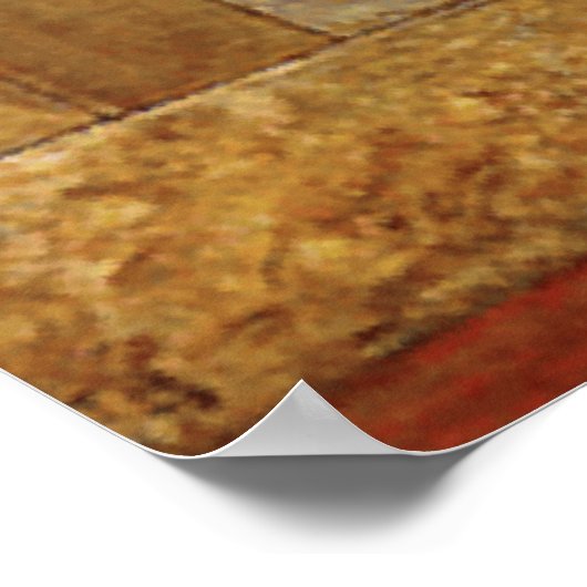 Edward Burne-Jones - Angel die Flageolet speelt Poster (Hoek)