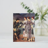 Edward Burne-Jones - De bewapening van Perseus Briefkaart (Staand voorkant)