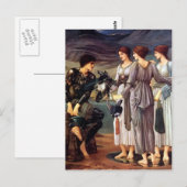 Edward Burne-Jones - De bewapening van Perseus Briefkaart (Voorkant / Achterkant)