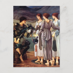 Edward Burne-Jones - De bewapening van Perseus Briefkaart