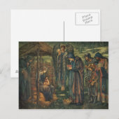 Edward Burne-Jones - De ster van Bethlehem Briefkaart (Voorkant / Achterkant)
