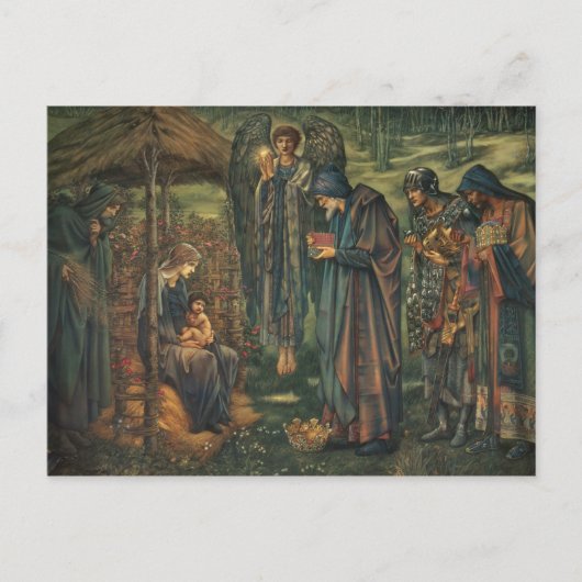 Edward Burne-Jones - De ster van Bethlehem Briefkaart (Voorkant)
