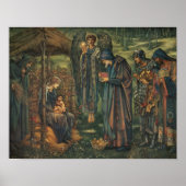 Edward Burne-Jones - De ster van Bethlehem Poster (Voorkant)