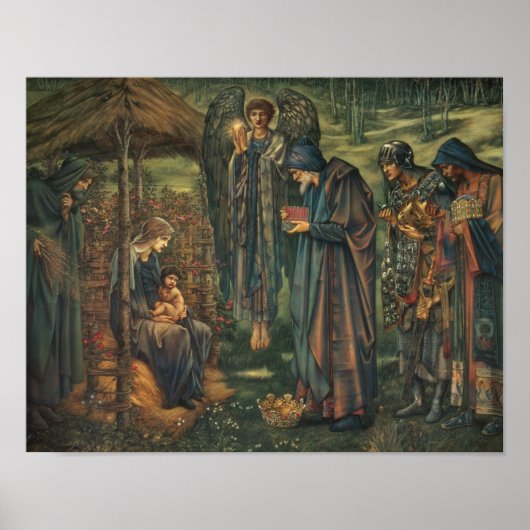 Edward Burne-Jones - De ster van Bethlehem Poster (Voorkant)