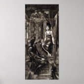 Edward Burne-Jones King Cophetua en Beggar Poster (Voorkant)