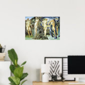 Edward Burne-Jones Perseus en Andromeda Poster (Thuiskantoor)