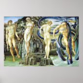 Edward Burne-Jones Perseus en Andromeda Poster (Voorkant)