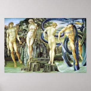 Edward Burne-Jones Perseus en Andromeda Poster