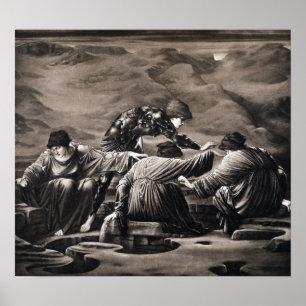 Edward Burne-Jones Perseus en de Graeae Poster