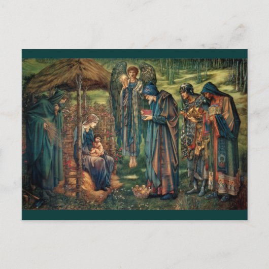 Edward Burne-Jones: Ster van Bethlehem Briefkaart (Voorkant)