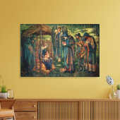 Edward Burne-Jones: Ster van Bethlehem Canvas Afdruk (Insitu (Woonkamer))