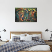 Edward Burne-Jones: Ster van Bethlehem Canvas Afdruk (Insitu (Slaapkamer))