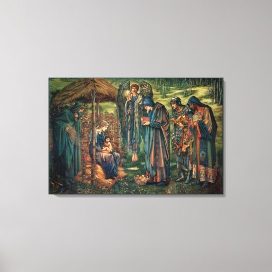 Edward Burne-Jones: Ster van Bethlehem Canvas Afdruk (Voorkant)
