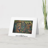 Edward Burne-Jones: Ster van Bethlehem Feestdagen Kaart (Achterkant)