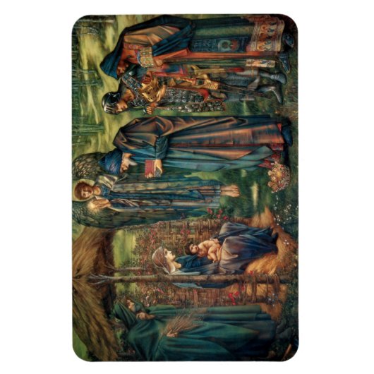 Edward Burne-Jones: Ster van Bethlehem Magneet (Verticaal)