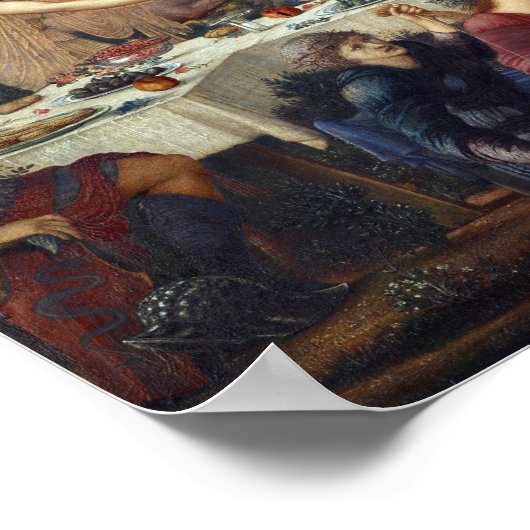 Edward Burne-Jones The Feast of Peleus Poster (Hoek)