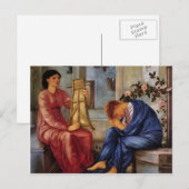 Edward Burne-Jones- The Lament Briefkaart (Voorkant / Achterkant)
