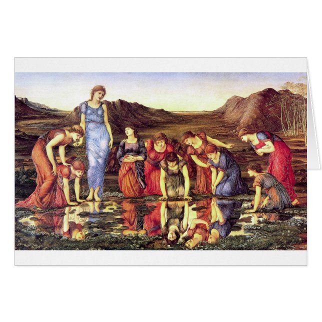 Edward Burne-Jones The Mirror of Venus (Voorkant Horizontaal)