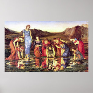 Edward Burne-Jones The Mirror of Venus Poster