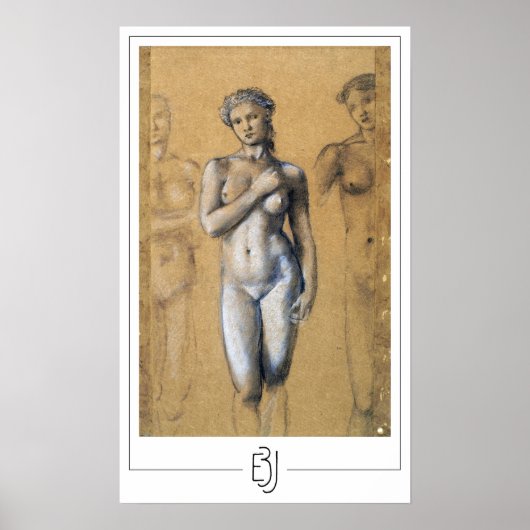 Edward Burne-Jones Zedign Art Poster #15 (Voorkant)