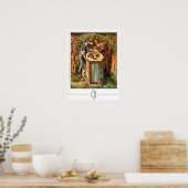 Edward Burne-Jones Zedign Art Poster #160 (Keuken)