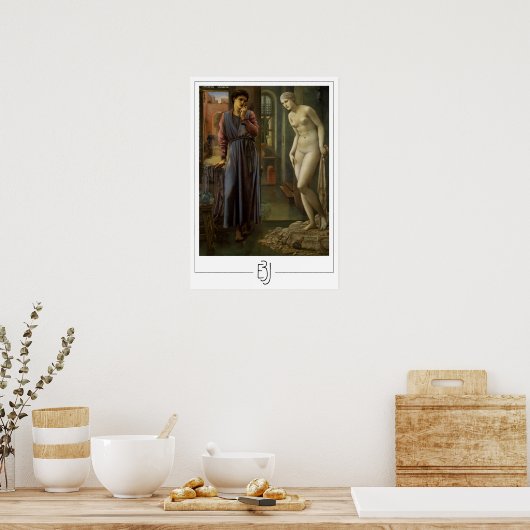 Edward Burne-Jones Zedign Art Poster #17 (Keuken)