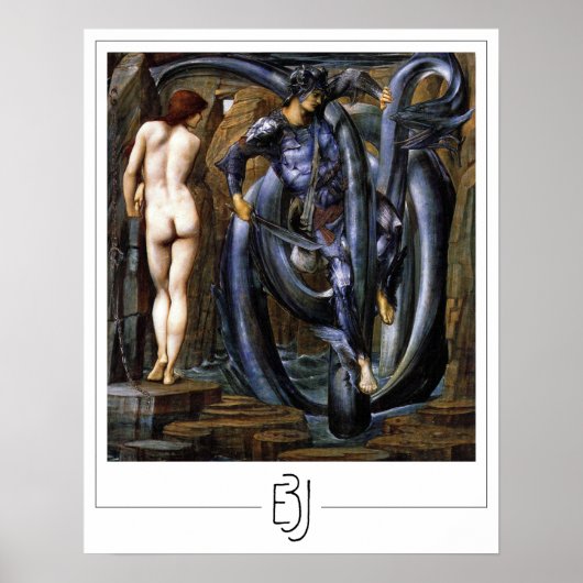 Edward Burne-Jones Zedign Art Poster #261 (Voorkant)