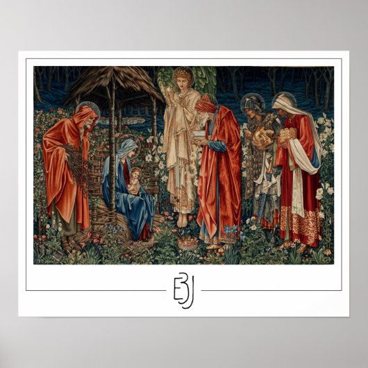 Edward Burne-Jones Zedign Art Poster #3 (Voorkant)