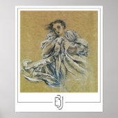 Edward Burne-Jones Zedign Art Poster #49 (Voorkant)