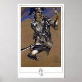 Edward Burne-Jones Zedign Art Poster #7 (Voorkant)