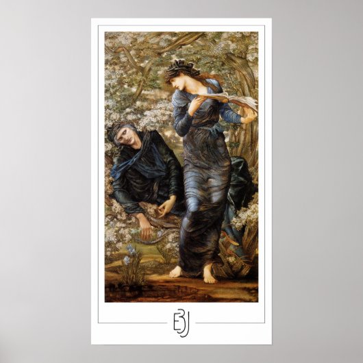 Edward Burne-Jones Zedign Art Poster #79 (Voorkant)