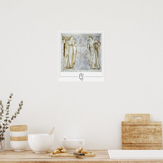 Edward Burne-Jones Zedign Art Poster #92 (Keuken)
