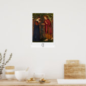 Edward Burne-Jones Zedign Kunst Poster #1 (Keuken)