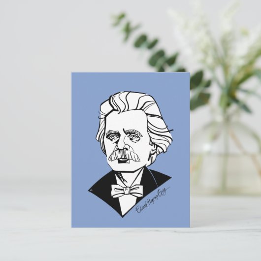 Edward Elgar Briefkaart (Staand voorkant)