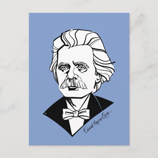 Edward Elgar Briefkaart (Voorkant)