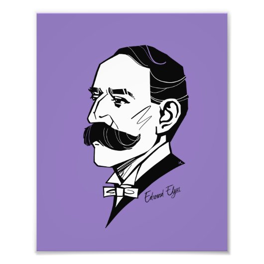 Edward Elgar Foto Afdruk (Voorkant)