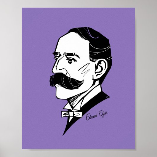 Edward Elgar Poster (Voorkant)