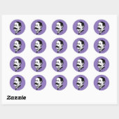 Edward Elgar Ronde Sticker (Vel)
